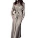 Women's Clothing tie waist shirt temperament elegant skirt suit_maomaolike.com