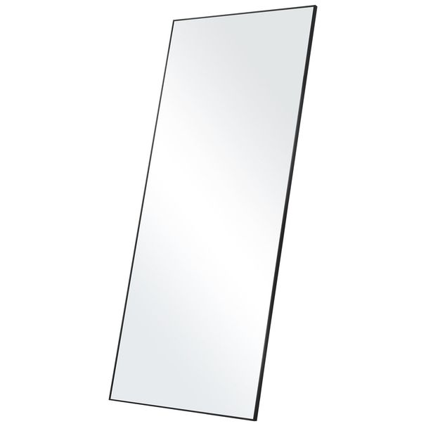 VEVOR Full Length Mirror, 71'' X 31'', Extra Large Standing Hanging Or Leaning Rectangle Floor Mirror With Tempered Glass Aluminum Alloy Frame, Full Body Dressing Mirror For Living Room Bedroom, Black_maomaolike.com