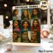 Eritrean Tribes Painting Poster, Vibrant Ethnic Portrait Collage Poster, Cultural Artistic Decor Ideal For Home, Office Or Cultural Display Areas_maomaolike.com