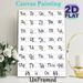Armenian Alphabet Painting Poster, Clear-structured Lined Alphabet Chart Poster, Practical Language Learning Aid Suitable For Study Room, Language_maomaolike.com