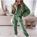 Women's Clothing popular autumn and winter women's sports and leisure hooded sweatshirt set two piece set_maomaolike.com