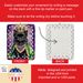 Affenpinscher King Of Mardi Gras Porcelain Ornament Christmas Tree Hanging Decorations For Home Christmas Holiday, Rectangle, Gift, Multicolor_maomaolike.com