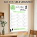 30 Days Walking Challenge Painting Poster, Fresh Minimalist Style Poster, Practical Tracker To Record Daily Walking Progress, Suitable For Home, Gym_maomaolike.com