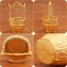 New Style Of Gold Small Keychain Pendant Creative Alloy Jewelry Fortune Bucket Street Stall Craft_maomaolike.com