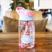 1pc 16.23oz Cute Cartoon Water Bottle, Portable Sports Water Cup With Straw, Suitable For Outdoor Camping Picnic Travel_maomaolike.com