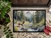 Mountain Stream Elk Doormat Front Door Mat Indoor Outdoor Rugs For Entryway, Non Slip Washable Low Pile, 24H X 36W_maomaolike.com
