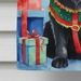 Newfoundland Christmas Reindeer House Flag Large Porch Sleeve Pole Decorative Outside Yard Banner Artwork Wall Hanging, Polyester, House Size, Multicolor_maomaolike.com