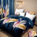 9 Piece In A Bag Thick Touch Bed Cover Curtain Set, Upgraded Luxury Bedspread Set, Bamboo Microfiber All Season Bedding-Set For Home, RV Beding, Boys And Girls Gifts With Gift Bag_maomaolike.com