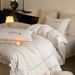 Vintage Style Thickened Full Matte Milk Velvet Bedding Set Romantic Floral Embroidery Warm Quilt Cover_maomaolike.com