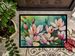 Louisiana Magnolias In Watercolor Doormat Front Door Mat Indoor Outdoor Rugs For Entryway, Non Slip Washable Low Pile, 24H X 36W_maomaolike.com