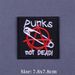 Punk Embroidered Iron On Patches On Clothes Thermoadhesive Hippie Rock Patch For Clothing DIY Embroidery Stickers Appliques_maomaolike.com