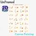 Arabic Alphabet Learning Painting Poster, Pastel-toned Watercolor-style Alphabet With Matching Illustrations Poster, Practical Educational Tool For_maomaolike.com