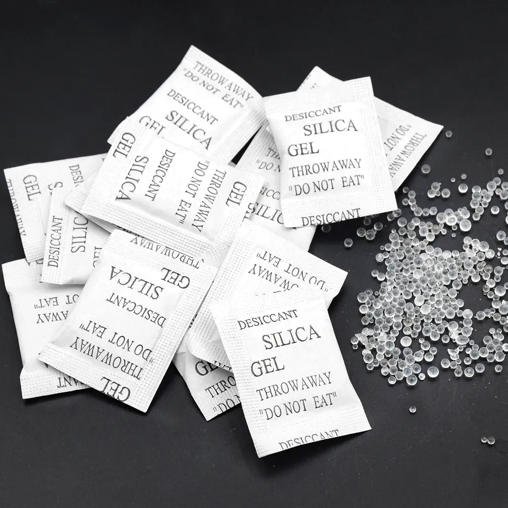 500pcs 1g Non-Toxic Silica Gel Desiccant Damp Moisture Dehumidifier For Kitchen Room Living Absorber Bag Clothes Food Storage_maomaolike.com
