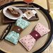Bowknot Snap-On Portable Eyeglass Pouch Sunglasses Anti-Pressure Travel Glasses Storage Bag_maomaolike.com