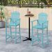Tall Adirondack Chair With Armrests And Footrest Solid Acacia Wood 400 Lbs Strong Loading Capacity For Patio, Porch, Balcony, Deck And Backyard_maomaolike.com