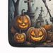 Witch Spooky Halloween Memory Foam Kitchen Mat Machine Washable Anti-Fatigue Mat Cushion Comfort Bath Mat Or Kitchen Rug_maomaolike.com