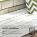 Slatted Wooden Garden Bench, Curved Seat Front Porch Bench, White_maomaolike.com