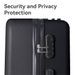 Luggage Sets ABS Hardshell 3pcs Luggage, Lightweight Durable Suitcase Sets Spinner Wheels Suitcase 20''24''28'' (BLACK)_maomaolike.com