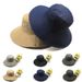 Hot Sale UV Protection Sun Protect Neck Fisherman Wide Brim Adjustable Sunscreen and Shading Hat Gift_maomaolike.com