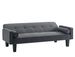 fabric Sofa, Medieval Love Seat Sofa Furniture, With Pillows, Living Room Button Tufted Sofa, Pull Point Design_maomaolike.com