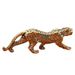 Creative Retro Style Brass Leopard Figurine Office Desk Decoration Antique Copper Collectible Playable Craft_maomaolike.com