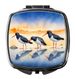 Oystercatchers Foraging Compact Mirror Decorative Travel Makeup Mirror For Women Girls Gifts Pocket Makeup Mirror Folding Handheld_maomaolike.com