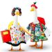 Back To School Porch Goose Outfit Set, Cute White Goose Ornament, Creative Home Courtyard Front Door Decorations
_maomaolike.com