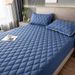 Waterproof Cover Single Piece Urine Barrier Breathable Dustproof Thickened Cotton Pad Non-Slip Fixed Mattress Protector_maomaolike.com