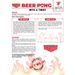Beer Pong Table Mat Drinking Game - Strip Beer Pong_maomaolike.com