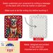 White Boxer Holiday Christmas Porcelain Ornament Christmas Tree Hanging Decorations For Home Christmas Holiday, Rectangle, Gift, Multicolor_maomaolike.com