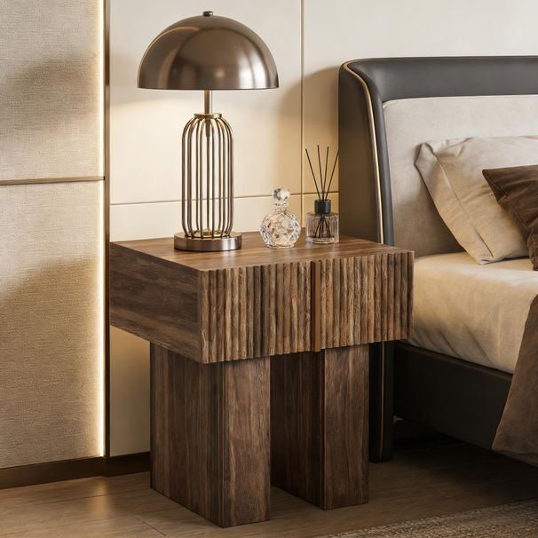 Bedside Table,Storage Nightstand_maomaolike.com