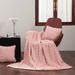 Home Textile Thick Pink Rose Velvet Square Blanket Multifunctional Office Nap Blanket Cover Blanket_maomaolike.com