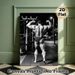 Bodybuilding Themed Painting Poster, Monochrome Realistic Muscular Back Display Poster, Motivational Fitness Decor Suitable For Gym, Home Workout_maomaolike.com
