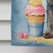 Schnauzer Happy Birthday House Flag Large Porch Sleeve Pole Decorative Outside Yard Banner Artwork Wall Hanging, Polyester, House Size, Multicolor_maomaolike.com
