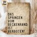 German Pool Safety Rule Painting Poster, Vintage Textured Distressed Typographic Poster, Clear Pool Safety Reminder, Ideal For Pool Area And Home Wall_maomaolike.com