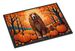 Afghan Hound Fall Doormat Front Door Mat Indoor Outdoor Rugs For Entryway, Non Slip Washable Low Pile, 24H X 36W_maomaolike.com