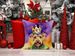 Welsh Terrier King Of Mardi Gras Throw Pillow Machine Washable, Indoor Outdoor Decorative Pillow For Couch, Bed Or Patio, 14Hx14W_maomaolike.com