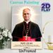 Pope Leo XIV Religious Painting Poster, Warm Luminous Portrait Poster, With Inspirational Faith Quote, Suitable For Home Or Prayer Space_maomaolike.com