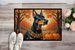 Doberman Pinscher Fall Doormat Front Door Mat Indoor Outdoor Rugs For Entryway, Non Slip Washable Low Pile, 24H X 36W_maomaolike.com