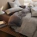 Light Luxury Thick Woven Cotton Anti-Static Milk Velvet Four-Piece Set Autumn Winter Thickened Warm Bedding Home Textile Starry Sk_maomaolike.com