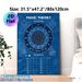 Music Theory Circle Of Fifths Painting Poster, Vintage Blue-toned Music Theory Chart Poster, Practical Music Learning Reference, Suitable For Music_maomaolike.com