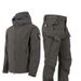 Men's Clothing 2024 Outdoor Sharkskin Soft-Shell Hardshell Suit Men's Windbreak Army Fan Tactical Coat Winter Pile And Thick Climbing Clothing_maomaolike.com