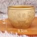 Brass Ornament Golden Toad Rice Cylinder Treasure Basin Office Home Entrance Storage Container Decorative Metal Craft_maomaolike.com