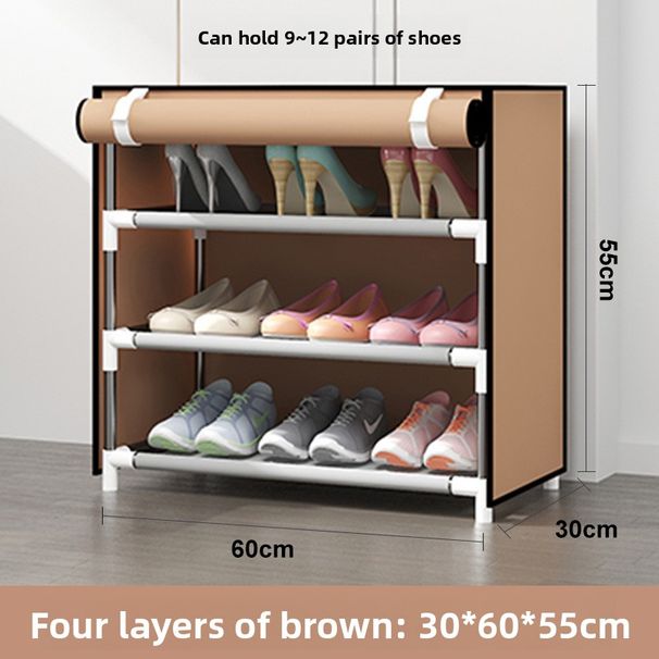 Dustproof Shoe Rack Shoe Cabinet Organizer Multi-Tier Shoe Shelf Storage Rack Small Shoe Rack For Dorms And Home Simple Space-Saving_maomaolike.com