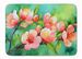 Delaware Peach Blossom In Watercolor Memory Foam Kitchen Mat Machine Washable Anti-Fatigue Mat Cushion Comfort Bath Mat Or Kitchen Rug_maomaolike.com