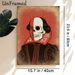 Shakespeare Skull Themed Painting Poster, Vintage Dark Art Illustration Poster, Iconic Literary Quote Design, Suitable For Home Study, Library And_maomaolike.com