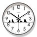 Yipula 6377 Wall Living Room Simple Nordic Fashion Home Silent Sweep Second Quartz Clock_maomaolike.com