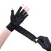 Half finger pressure gloves Copper fiber fitness strap Sports outdoor anti-slip joint care cycling gloves_maomaolike.com