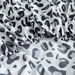White Gray Leopard Print Animal Polyester Skin Friendly Bed Mattress Protector Fitted Sheet_maomaolike.com