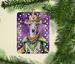 Italian Greyhound King Of Mardi Gras Porcelain Ornament Christmas Tree Hanging Decorations For Home Christmas Holiday, Rectangle, Gift, Multicolor_maomaolike.com